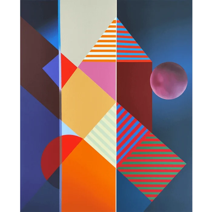 Carmen Piemonte grabado a color titulado Volux