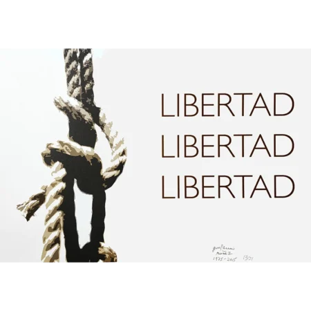 Guillermo Núñez serigrafía Libertad