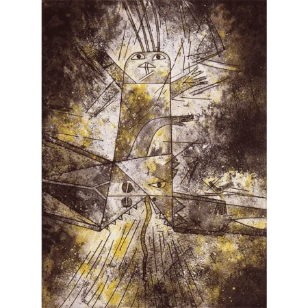 Hugo Marín aguafuerte a color Metamorfosis