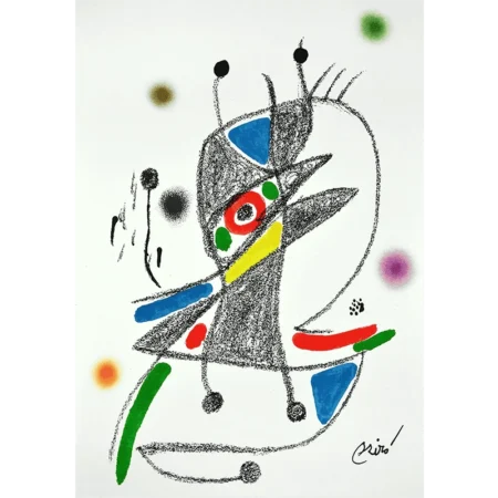 Joan Miró Litografía Maravillas con variaciones acrósticas II