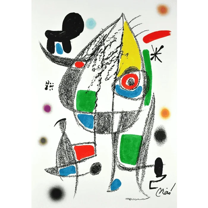 Joan Miró Litografía Maravillas con variaciones acrósticas XX