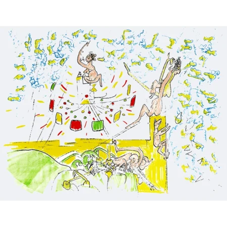 Roberto Matta litografía en seis colores Fog Gog Magog p3