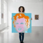 Andy Warhol (after) Serigrafía a color Marilyn Monroe 11.29