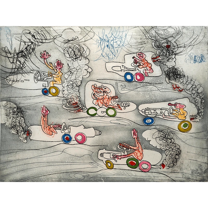Roberto Matta Les Oh! Tomobiles p6