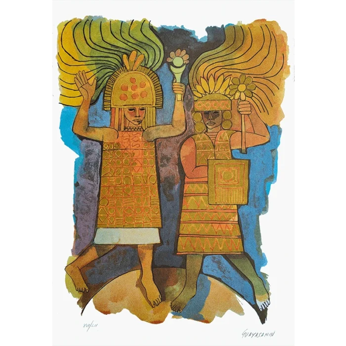 Guayasamín Litografía Danzantes