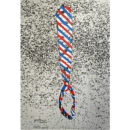 Guillermo Núñez serigrafía La cravate révolutionnaire