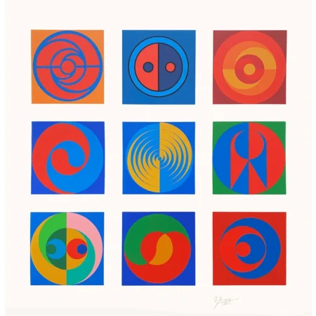 Miguel Cosgrove grabado firmado