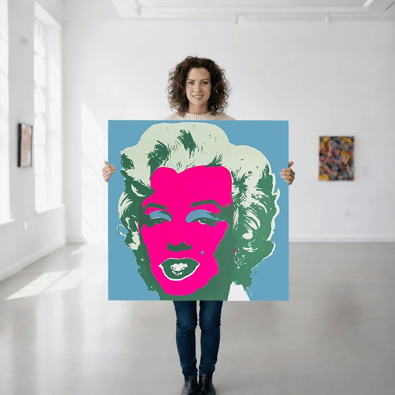 Andy Warhol (after) Serigrafía a color Marilyn Monroe 11.30