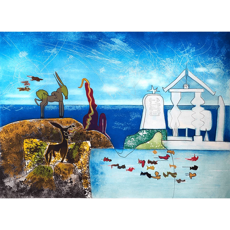 Roberto Matta L'arc obscur des heures 8 a.m.