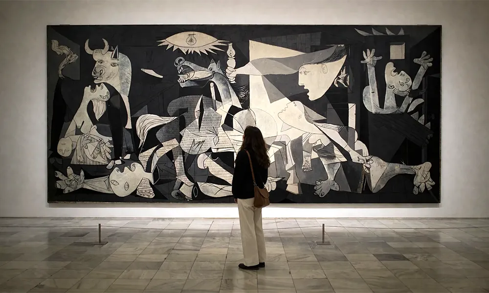 Cuadro Guernica de Pablo Picasso en el Museo Reina Sofía