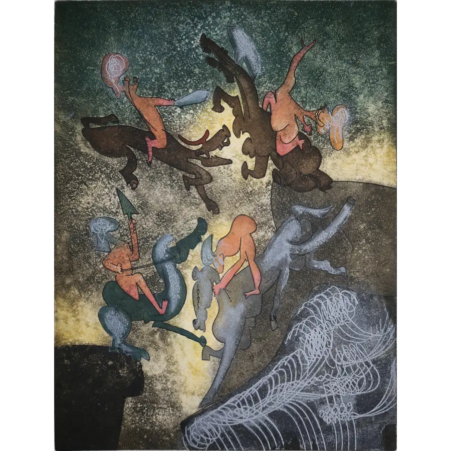 Roberto Matta Hommere Au son du sang Roberto Matta Hommere Au son du sang