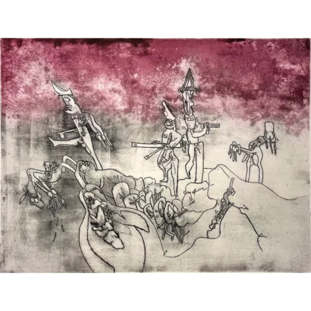Roberto Matta Judgments Soldiers defending the master race