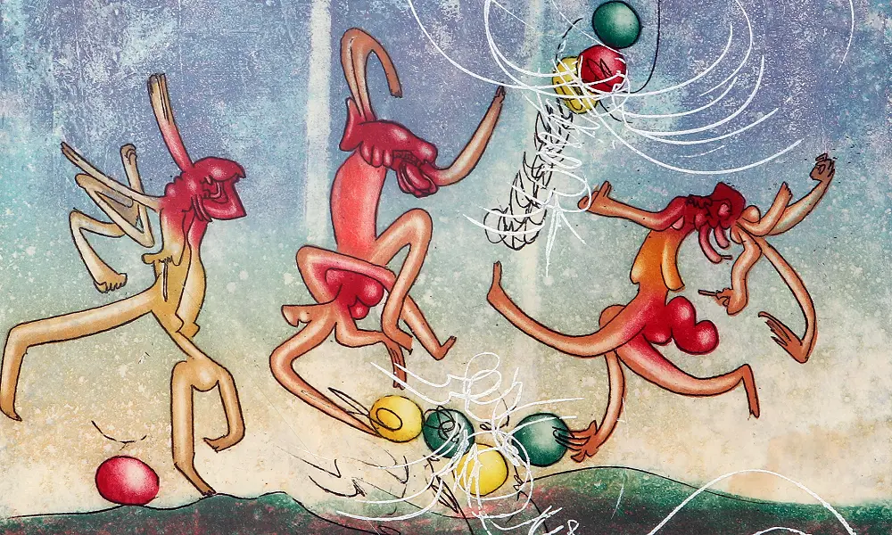 Roberto Matta y el fútbol obras inspiradas en el deporte más popular del mundo
