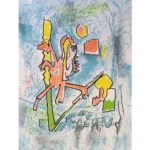 Roberto Matta litografía Tout se tient